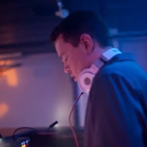 Todd Clark DJing at an event in Central Iowa